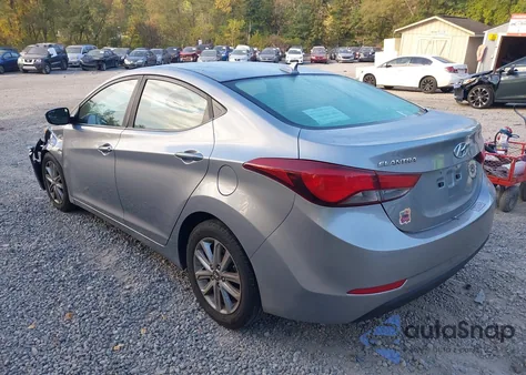 2015 Hyundai Elantra Se z USA, uszkodzony, nr VIN 5NPDH4AE3FH600907